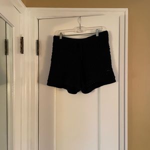 Zara Pointelle Knit Shorts Size L